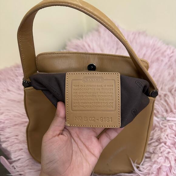 Coach Vintage Mini Whitney Hobo Purse 9181 Tan - Picture 3 of 14